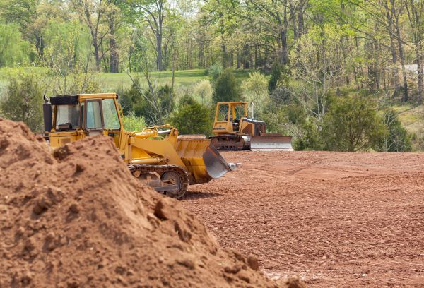 Bulldozer Land Clearing in Clovis