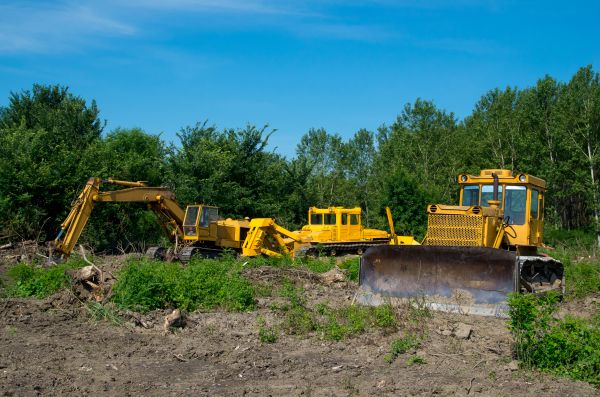 Bulldozer Clearing in Clovis