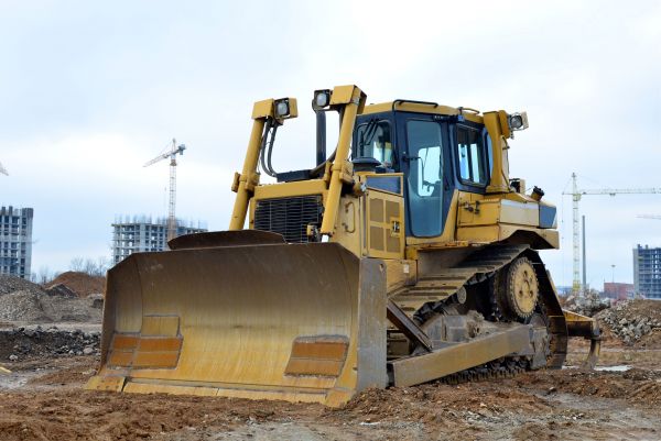 Bulldozer Site Clearing in Clovis